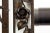 Brown French Art Deco Iron Mirror Coat Rack Circa 1930 For Sale - Image 8 of 12