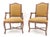 Wood Pair of Carved French Style Mohair Fabric Carved Open Arm Lounge Chairs MINT! For Sale - Image 7 of 11