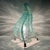 Pyramidal Table Lamp in Vintage Glass For Sale - Image 15 of 15