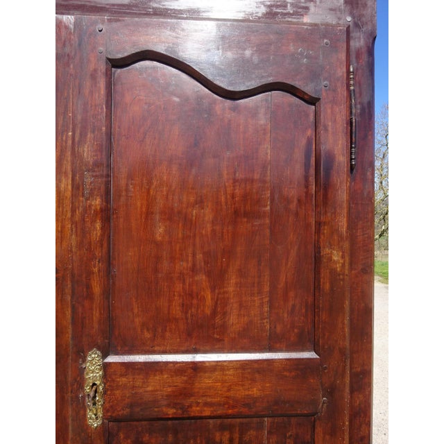 19th Century Louis Philippe Walnut Wardrobe For Sale - Image 15 of 18