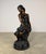 Large Classical Bronze Sculpture of Seated Woman With Flowers - 32” H For Sale In Dallas - Image 6 of 11