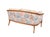 French Vintage John Widdicomb French Directoire Style Settee For Sale - Image 3 of 10