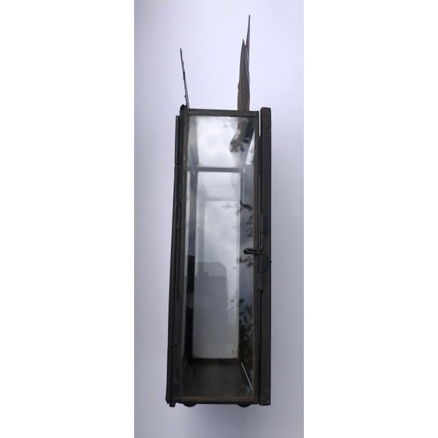 Mid 20th Century Mexican Sunburst Shadowbox Nicho Wall Hanging With Front Doors For Sale - Image 10 of 11