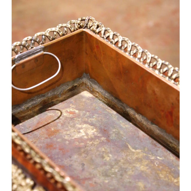 19th Century French Louis XV Veneer Jardinière With Bronze Ormolu Mounts & Zinc Tray For Sale - Image 4 of 17