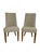 Beige Large Circa 1950s Mid-Century Modern Dining Chair Set — 12 Restored Chairs Including 2 Captain’s Chairs For Sale - Image 8 of 17