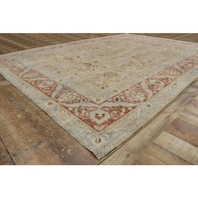 Antique Persian Mood Rug - 07'11 X 10'11 For Sale In Dallas - Image 6 of 9
