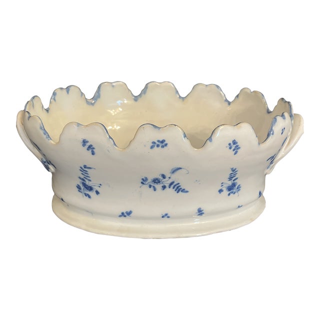 Antique Blue and White Floral Tureen Chairish