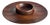 Mid 20th Century Hand Turned Black Walnut Wood Chip and Dip Set, 2 Pieces For Sale