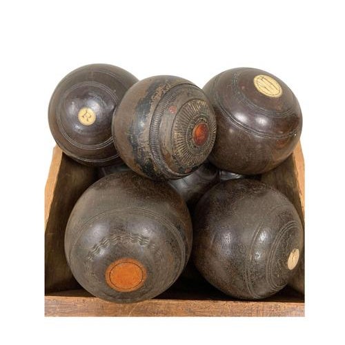 English Wooden Bowls, Set of 20 For Sale - Image 3 of 18