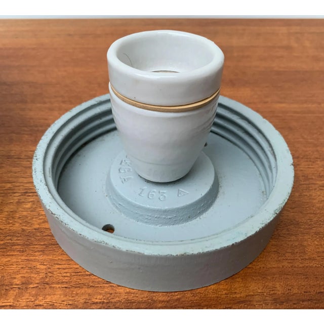 Mid-Century German Minimalist Ceiling Lamp from Bega For Sale - Image 15 of 18