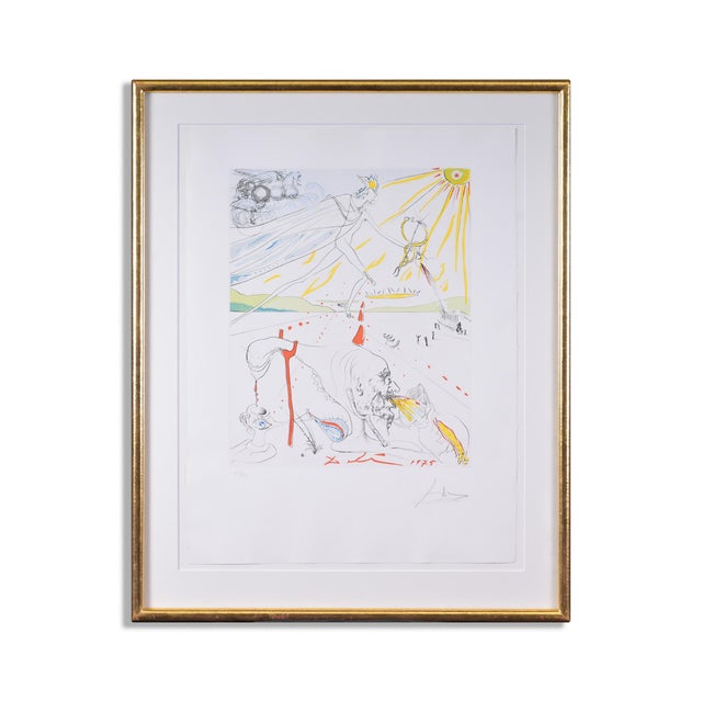 Salvador Dalí, “The Alchemist” Frame Dimensions: Height: 93 cm Width: 75 cm