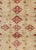 Tribal Vintage Turkish Oushak Rug With Bold Diamond Medallions in Red and Beige For Sale - Image 3 of 9