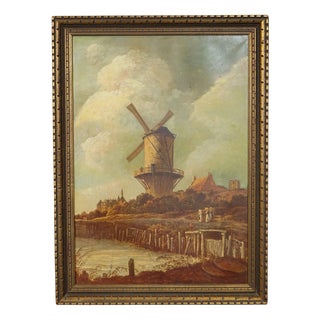 After Jacob Van Ruisdael, The Mill Wijk-Bij-Duurstede, 1628-1682, Oil Painting For Sale