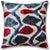 Multicolor Ikat Silk Velvet Pillow 20x20 | Handmade Luxury Designer Cushion For Sale - Image 4 of 8
