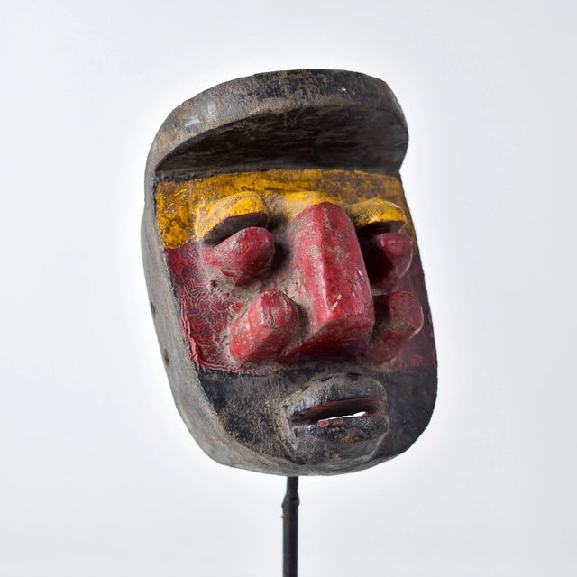 Wood Early 20th Century Dan Guerre Guere House Mask For Sale - Image 7 of 9