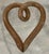 Traditional Vintage Italian Murano Aventurine Art Glass Open Heart Sculpture For Sale - Image 3 of 13