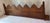 Brown Vintage French Carved Wood Coat or Pot Rack For Sale - Image 8 of 12