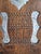 Magnificent solid wood chair from the german folk furniture tradition (bauernstuhl), dating precisely from 1814. This...