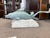 Vintage Sculptural Glass Top Coffee Table, Three Dolphins, Marine Life, Exposed Top Fins, Textured Edge Glass For Sale In New York - Image 6 of 11