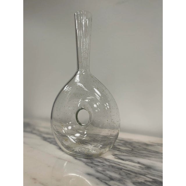 Late 20th Century Late 20th Century Timeless Decanter With Gold Flakes For Sale - Image 5 of 8
