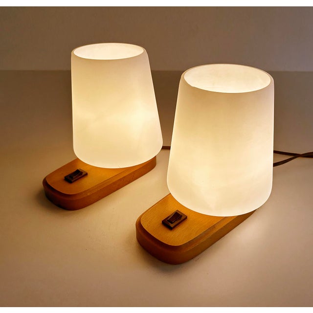 Vintage Danish Table Lamps, Set of 2 For Sale - Image 4 of 15