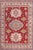 Southwestern Kazak Red/Beige Wool Rug - 8'1''x9'8'' For Sale - Image 9 of 10