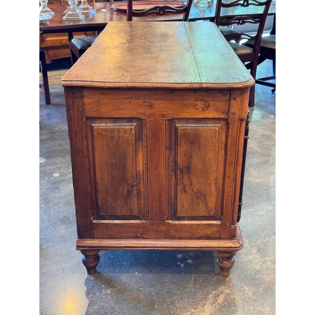 18th Century French Walnut Kneehole Desk For Sale - Image 10 of 14