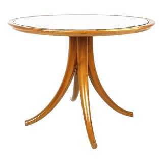 Coffee Table in Mirrored Glass and Wood attributed to Pietro Chiesa for Fontana Arte, 1930s For Sale