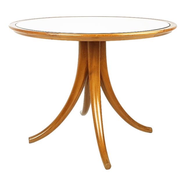 Coffee Table in Mirrored Glass and Wood attributed to Pietro Chiesa for Fontana Arte, 1930s For Sale