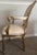 Hickory Chair Furniture Company Hickory Chair French Arm Chair - Gold Metal Leaf With Red Undertone For Sale - Image 4 of 11