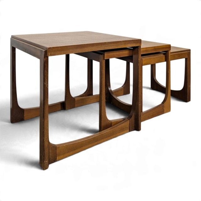 Quadrille Nesting Tables in Teak from G-Plan, 1960s, Set of 3 For Sale - Image 12 of 12