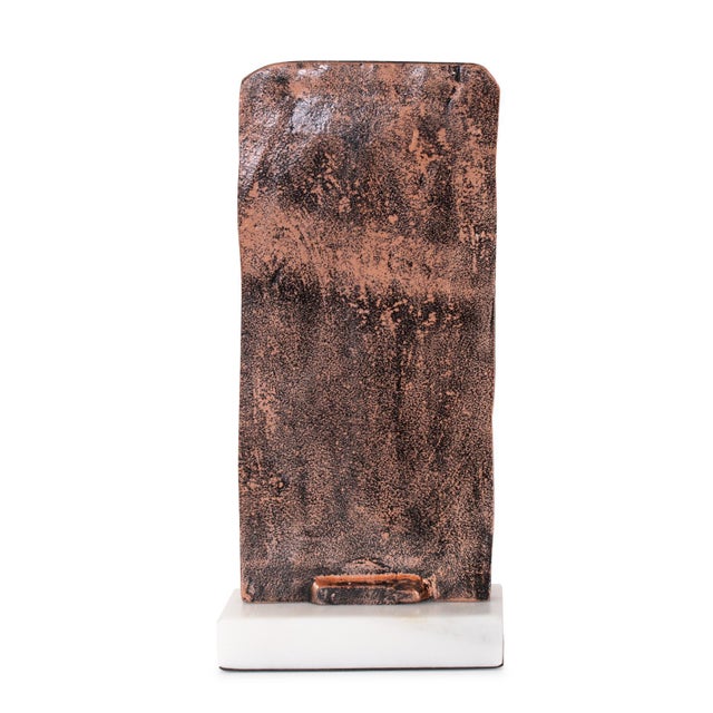 Kenneth Ludwig Chicago Modern Man Sculpture in Aluminum with Marble Base- Short For Sale - Image 4 of 11