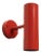 Mid-Century Modern Minimalist Red Wall Lamps, Set of 2 For Sale