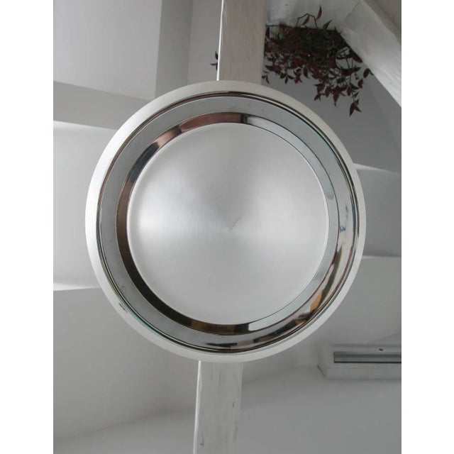 Italian Guzzini and Former Yugoslavian Meblo joined forces to produce these space-age wonders. This piece has an...