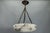 Art Deco Alabaster and Brass Pendant Light, Germany, 1920s For Sale - Image 11 of 18