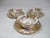Gold Antique Limoges France Porcelain Custard Ramekins Set- 6 Pieces For Sale - Image 8 of 9