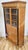 19th C French Walnut Ebony & Bronze Empire Curio Vitrine Bookcase For Sale - Image 4 of 18
