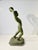 Art Deco 1940s Art Deco Period Bronzed Patina Male Athlete For Sale - Image 3 of 9