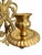Vintage Solid Brass Baroque Wall Sconces Pair -W/ Detachable Holders Heavyweight Made in India For Sale In Tampa - Image 6 of 12