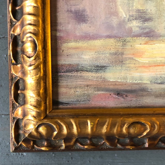 Original Vintage Still Life Floral Painting Original Frame | Chairish