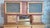 Vintage Mado 2-Body Kitchen Buffet with Cathedral Glass, 1950s For Sale - Image 6 of 11