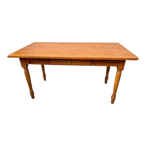 Tom Seely Co Country Style Solid Oak Breakfast Table-Desk