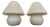 Swirl Murano Glass Mushroom Table Lamp, 1970s, Set of 2 For Sale