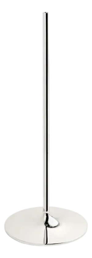 Floor Stand for Candleholder in Zinc Alloy with Chrome Finish by STOFF Nagel
