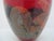 Red Michael Nourot Red Satin Series Gold Leaf Art Glass Vase Rb 39 91 Mn For Sale - Image 8 of 15