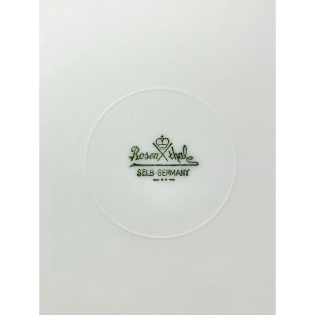 Rosenthal 1960s Mid-Century Modern Rosenthal “Dignity” Salad Plates - Set of 8 For Sale - Image 4 of 4
