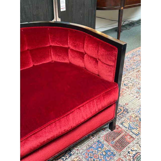 Wood Laura Kirar by Baker Furniture Archetype Tub Chair For Sale - Image 7 of 12