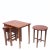 Vintage Nesting Teak Tables attributed to Poul Hundevad for Novy Domov, 1960s, Set of 5 For Sale - Image 9 of 9