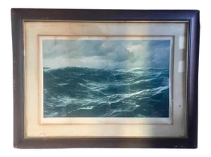 Large "Windstarke 10-11é Framed Print