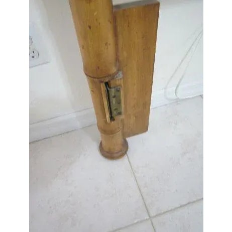 1980s Full Headboard Wicker Rattan Tommy Bahama Style For Sale - Image 4 of 7